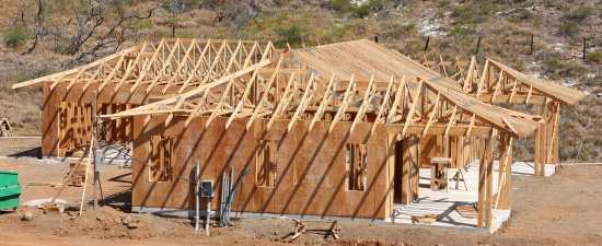 Finishing roof trusses